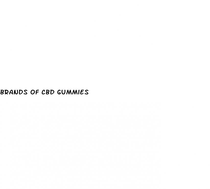 brands of cbd gummies