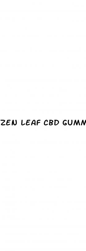 zen leaf cbd gummies for ed