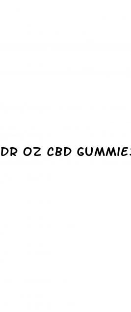 dr oz cbd gummies for blood sugar reviews