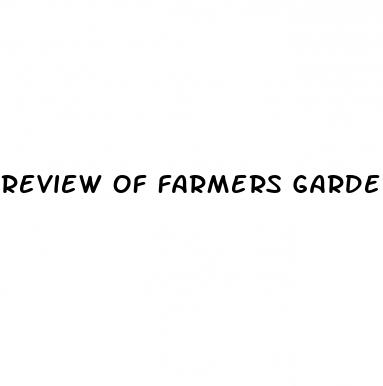 review of farmers garden cbd gummies