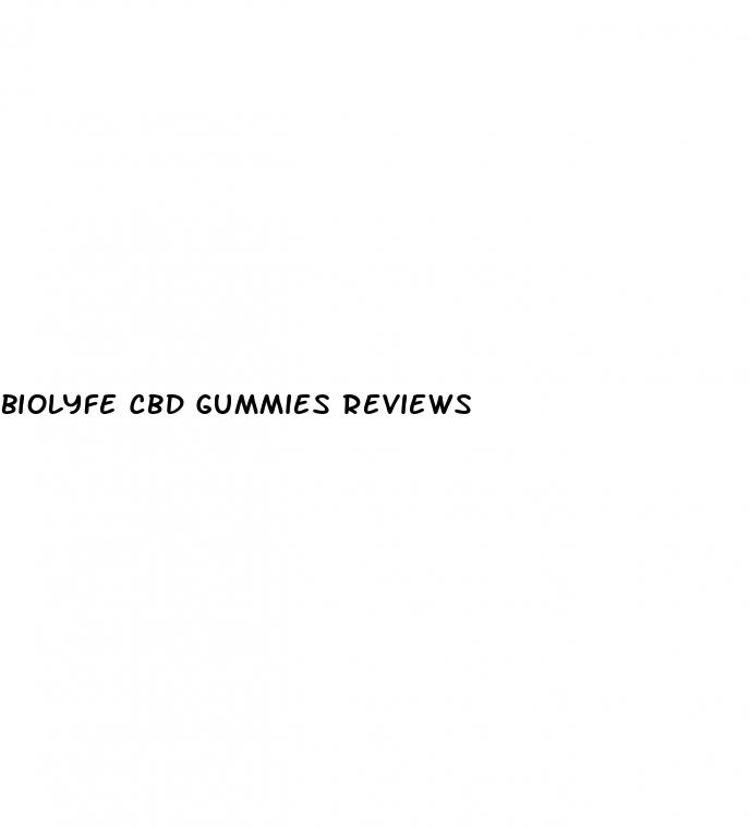 biolyfe cbd gummies reviews