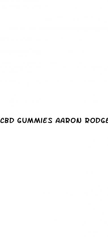 cbd gummies aaron rodgers