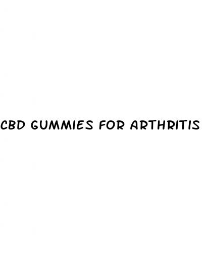 cbd gummies for arthritis in walmart