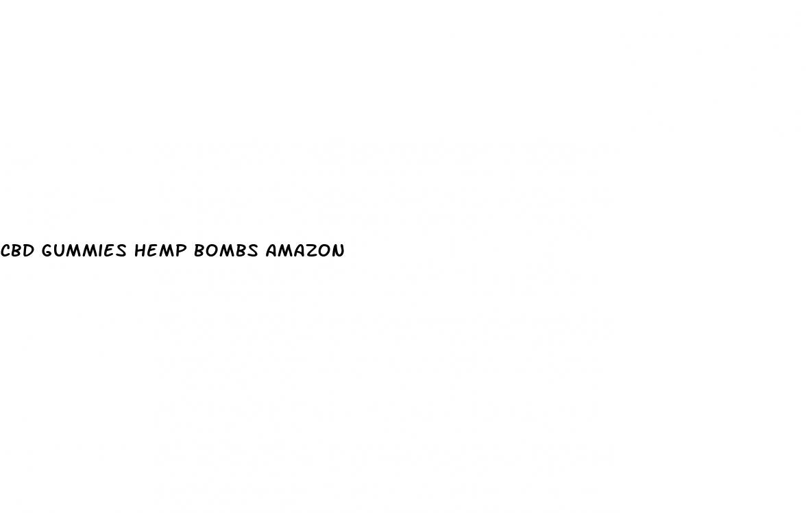 cbd gummies hemp bombs amazon