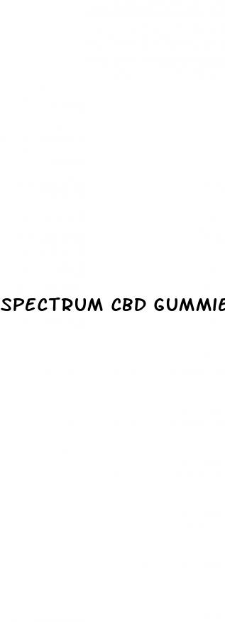 spectrum cbd gummies customer service