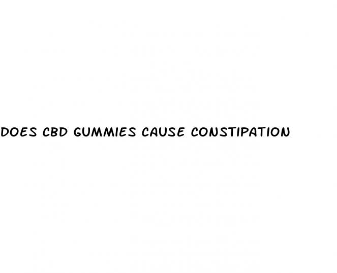 does cbd gummies cause constipation