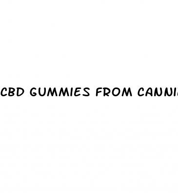 cbd gummies from cannibis