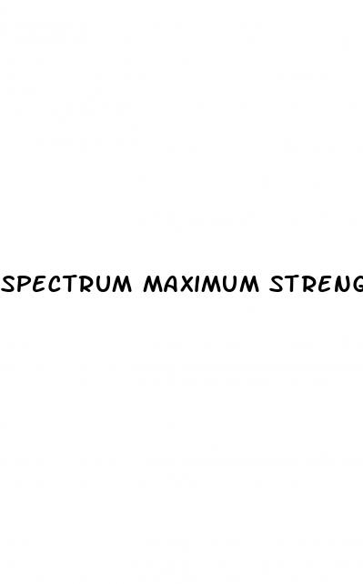 spectrum maximum strength cbd gummies pure organic hemp extract