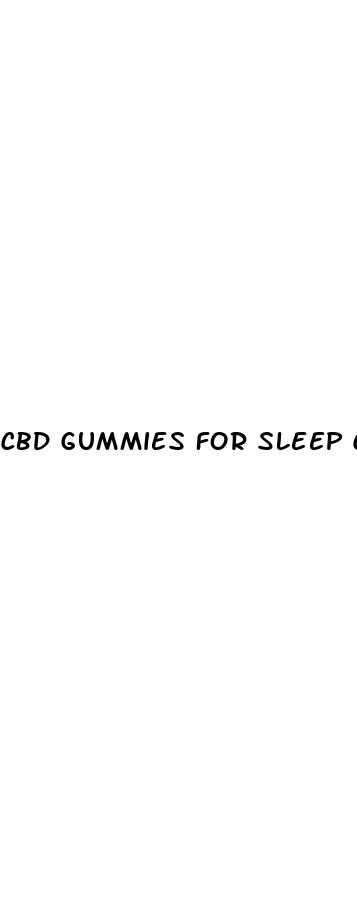 cbd gummies for sleep cvs