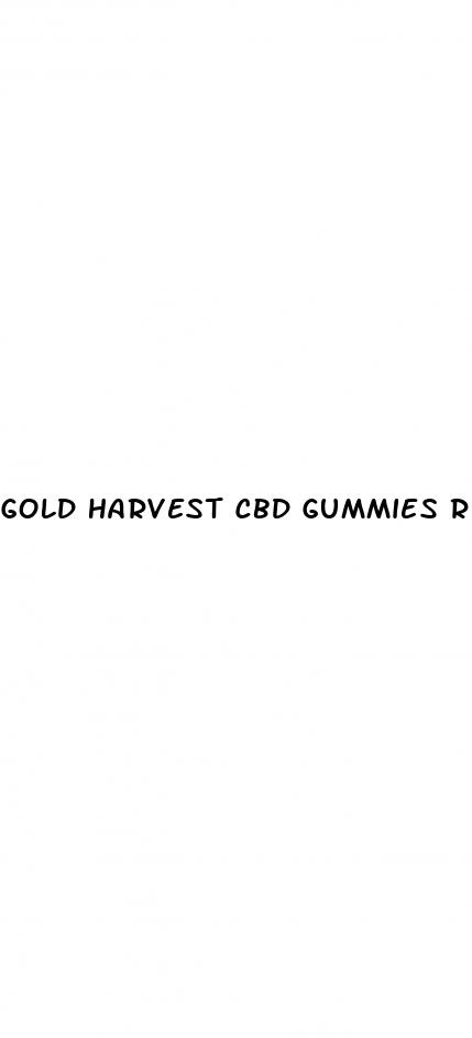 gold harvest cbd gummies reviews