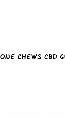 one chews cbd gummies