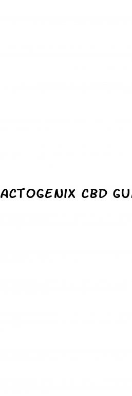 actogenix cbd gummies reviews