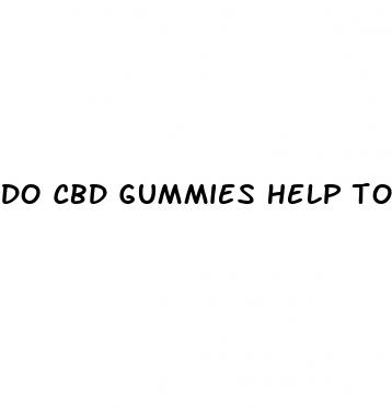 do cbd gummies help to lose weight