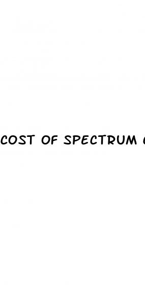 cost of spectrum cbd gummies