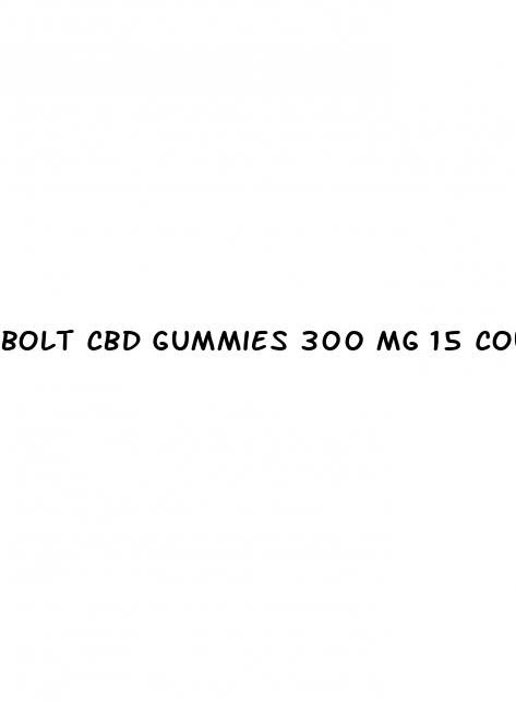 bolt cbd gummies 300 mg 15 count