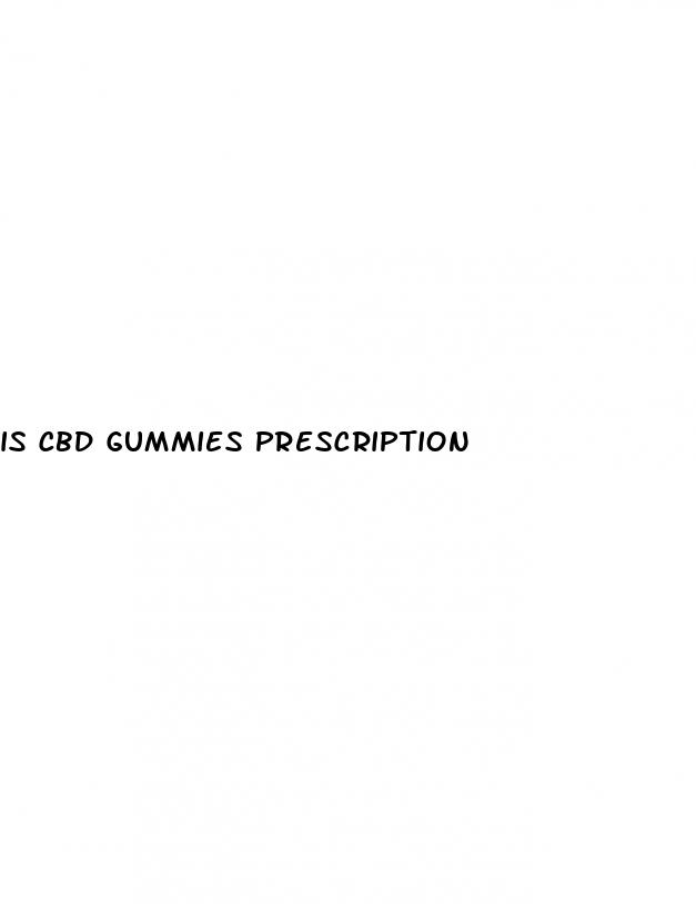 is cbd gummies prescription