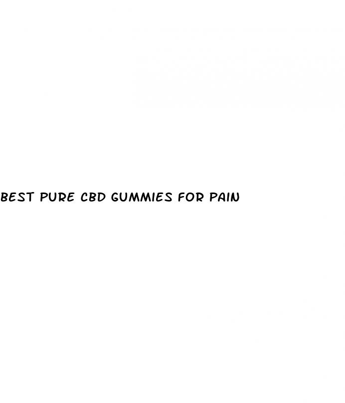 best pure cbd gummies for pain