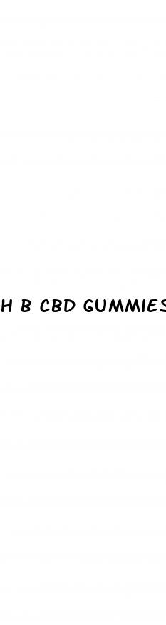 h b cbd gummies