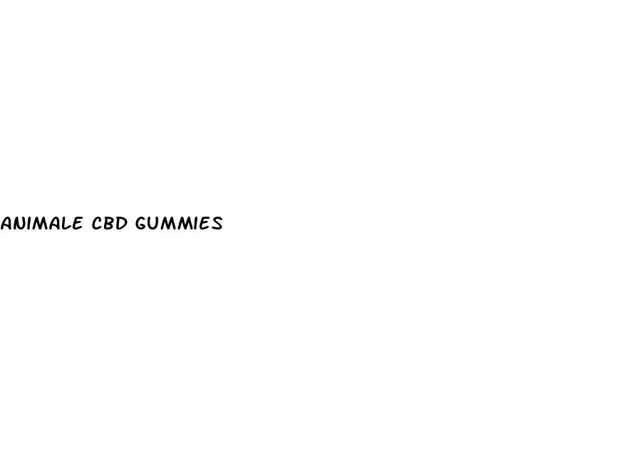 animale cbd gummies