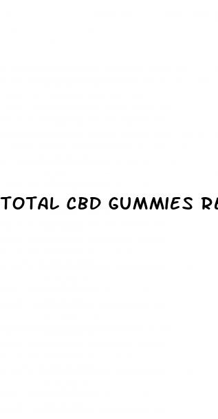 total cbd gummies review