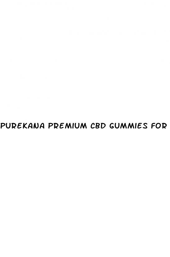 purekana premium cbd gummies for hair loss