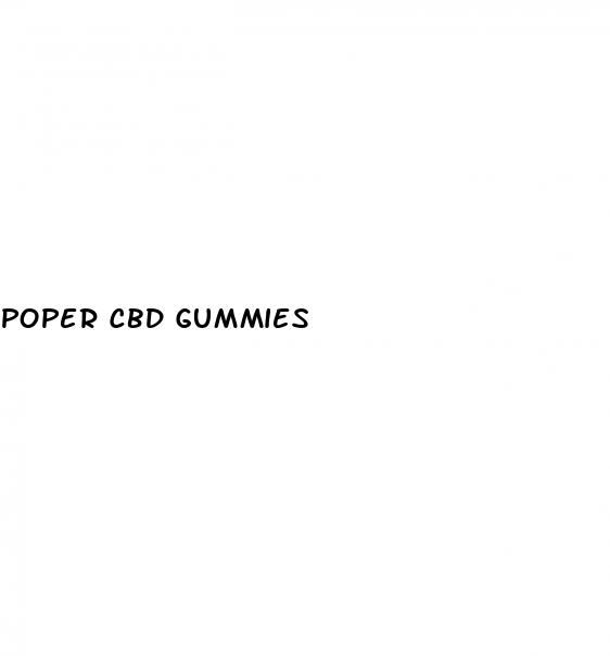 poper cbd gummies