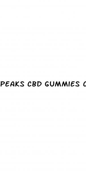 peaks cbd gummies canasour cup