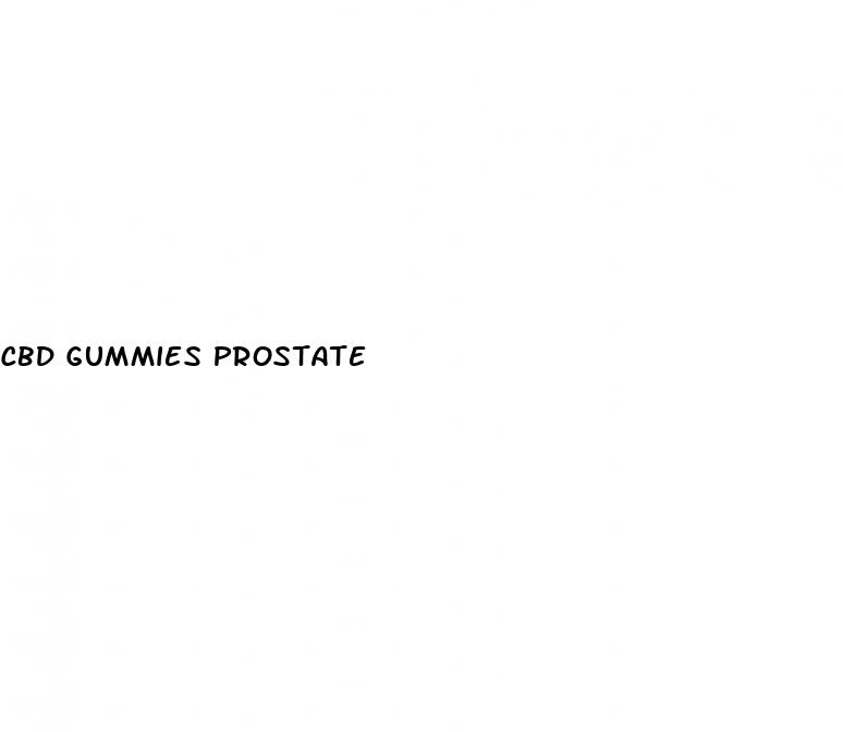 cbd gummies prostate