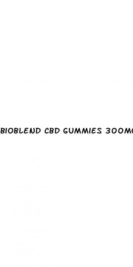 bioblend cbd gummies 300mg