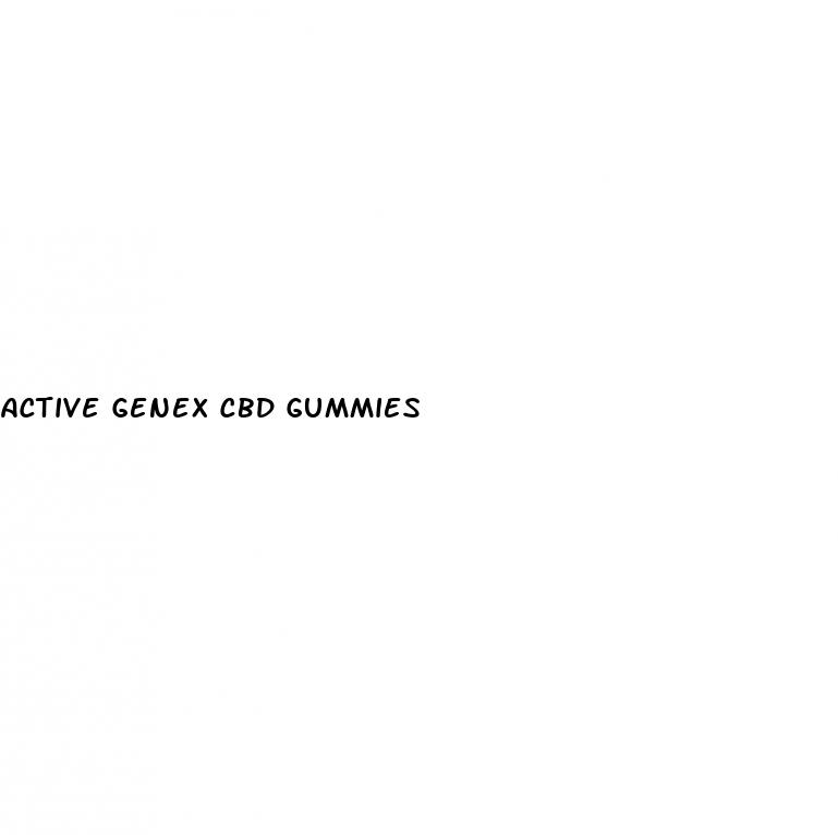 active genex cbd gummies