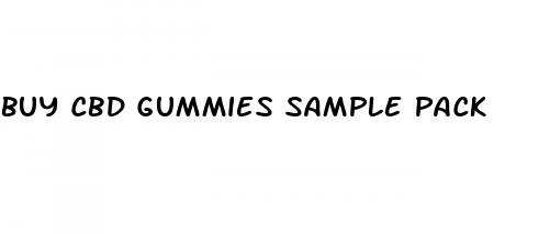 buy cbd gummies sample pack