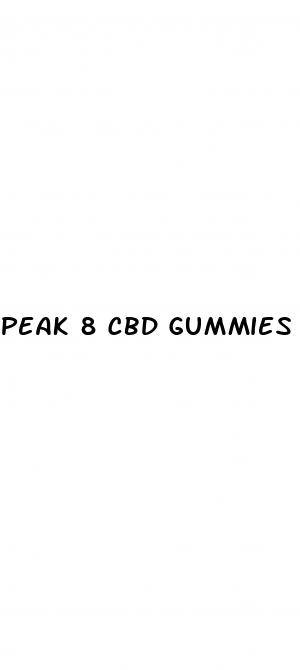 peak 8 cbd gummies side effects