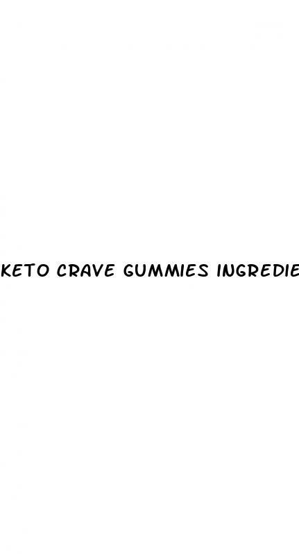 keto crave gummies ingredients list