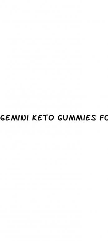 gemini keto gummies for weight loss