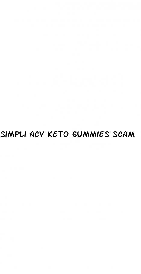 simpli acv keto gummies scam