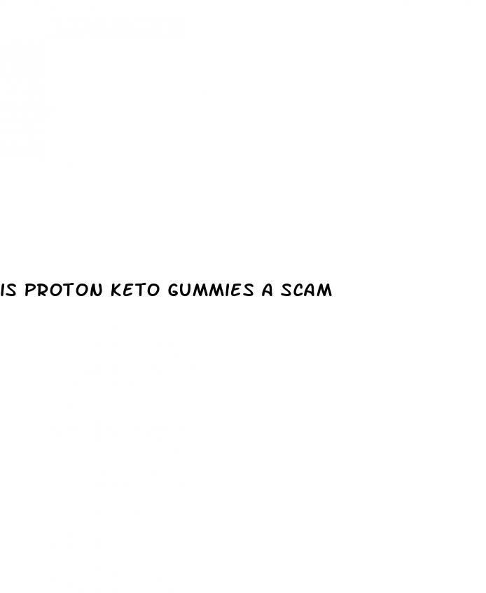 is proton keto gummies a scam