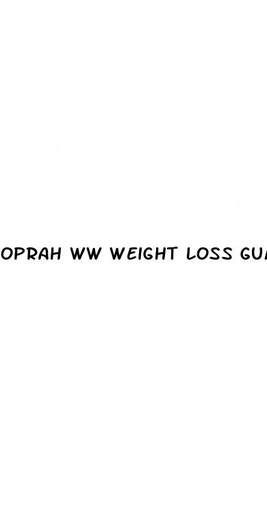 oprah ww weight loss gummies