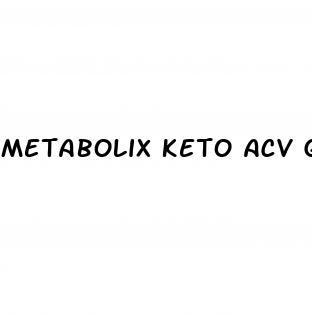 metabolix keto acv gummies