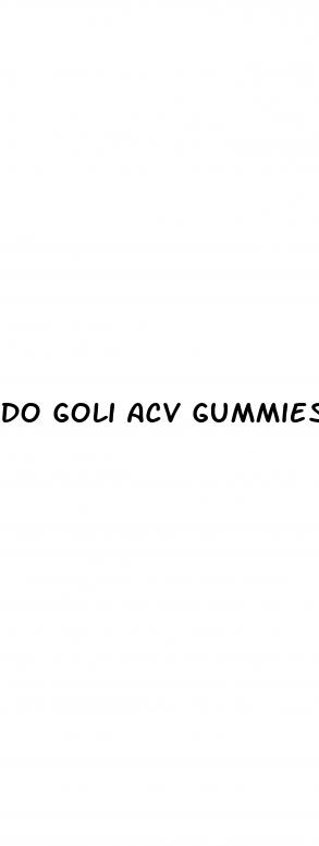 do goli acv gummies help with weight loss