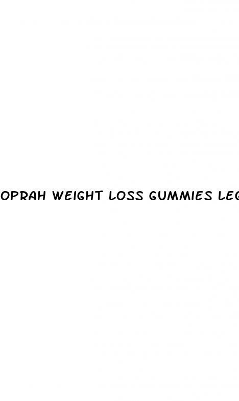 oprah weight loss gummies legit