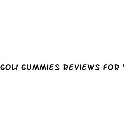 goli gummies reviews for weight loss