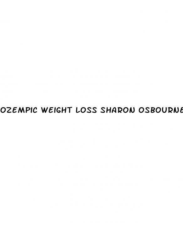 ozempic weight loss sharon osbourne 2024