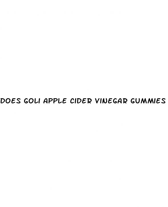 does goli apple cider vinegar gummies work for weight loss