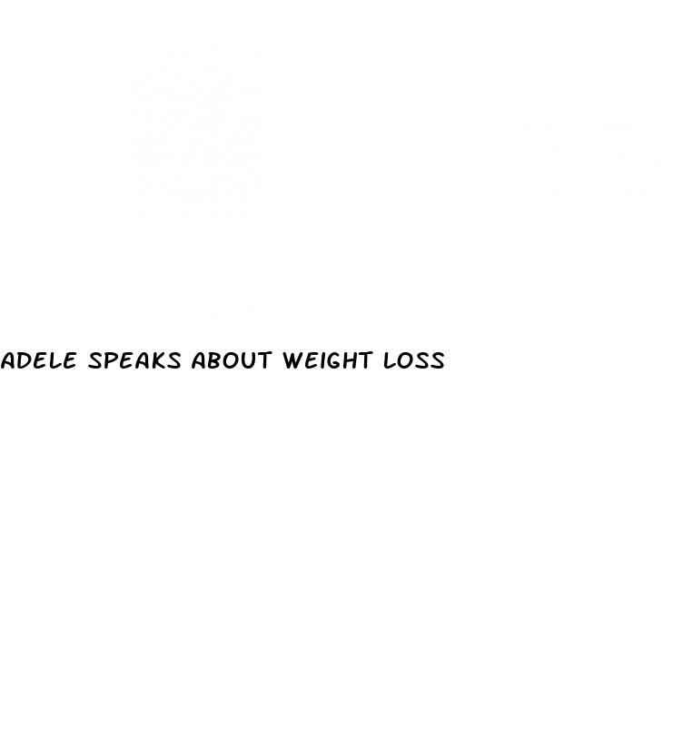 adele speaks about weight loss