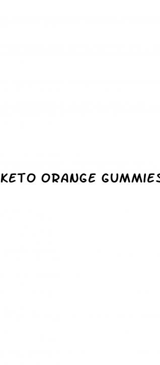 keto orange gummies