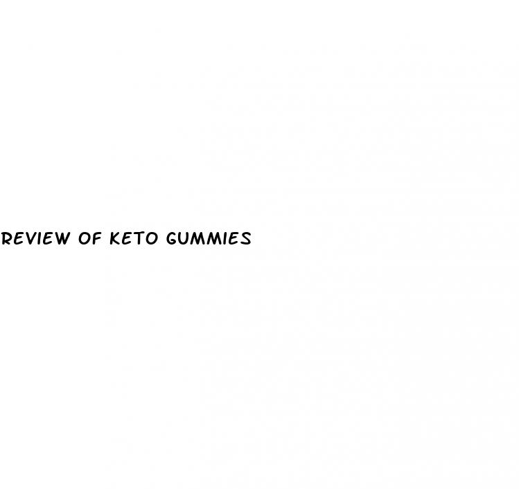 review of keto gummies