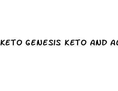 keto genesis keto and acv gummies