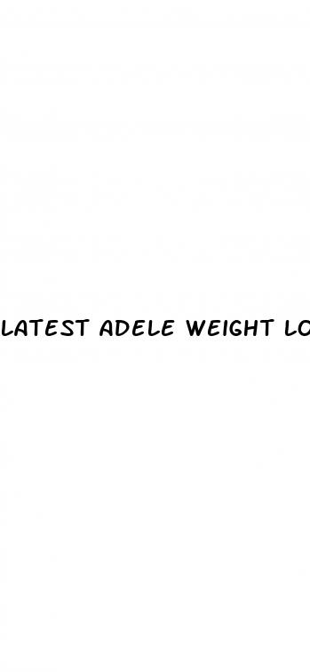 latest adele weight loss