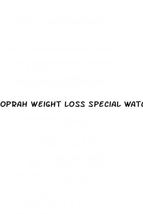 oprah weight loss special watch