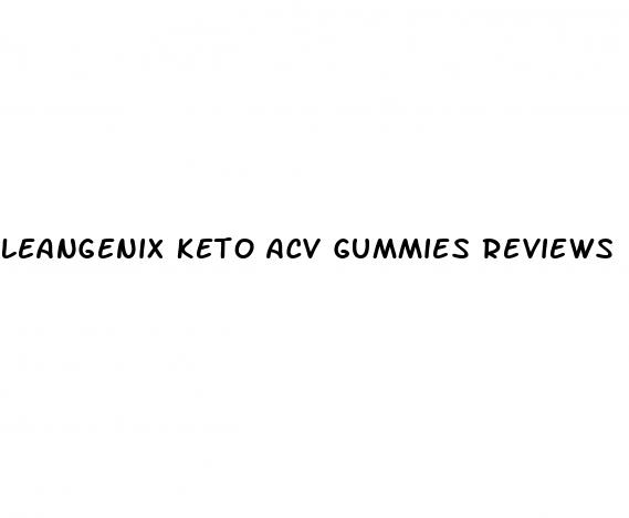 leangenix keto acv gummies reviews